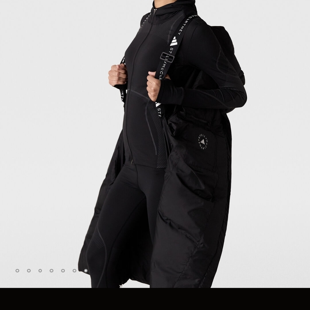 Stella McCartney by Adidas Women’s Black Long Puffer Vest